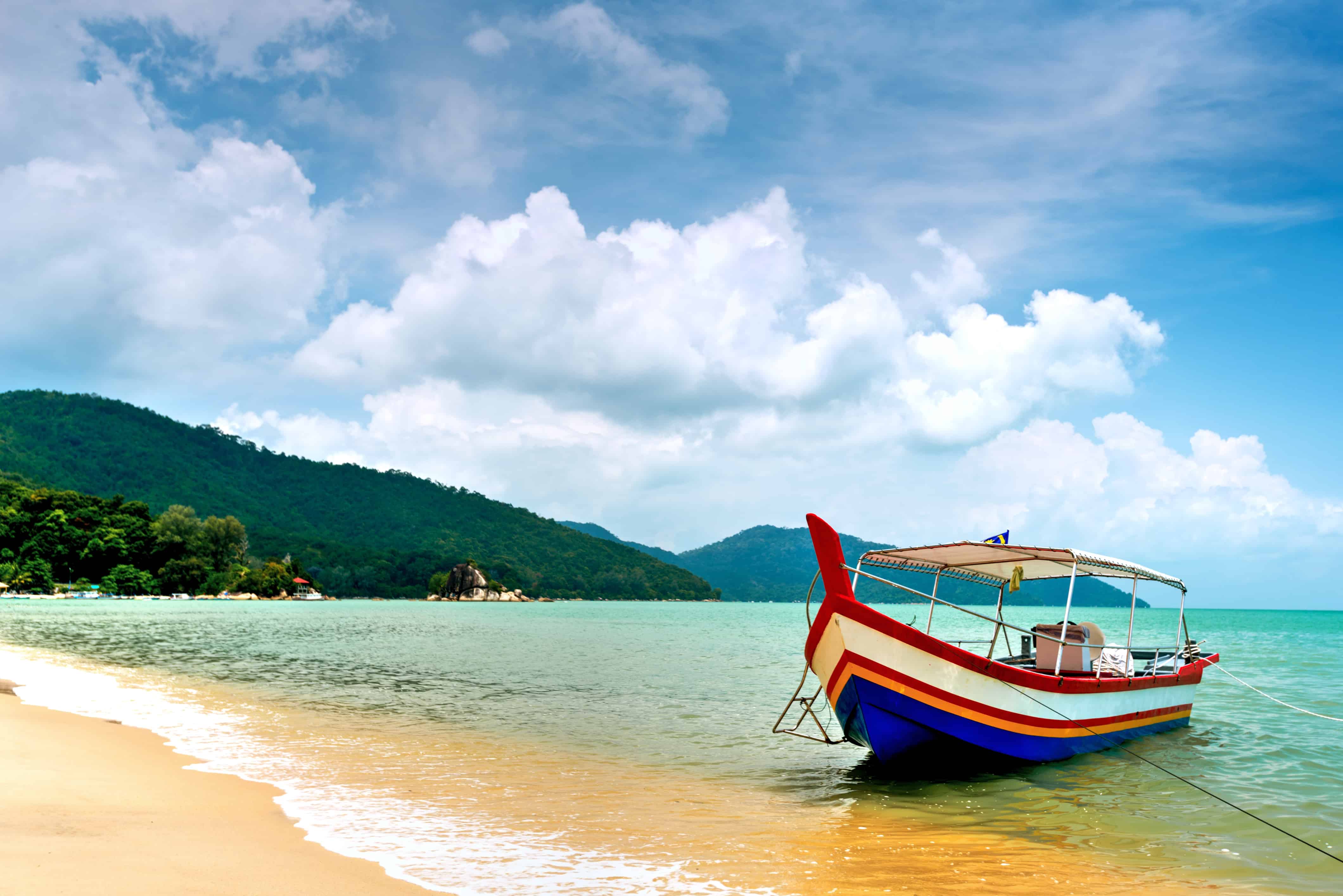 This image shows a Beach Scene in Penang, Malaysia – ILSI Southeast